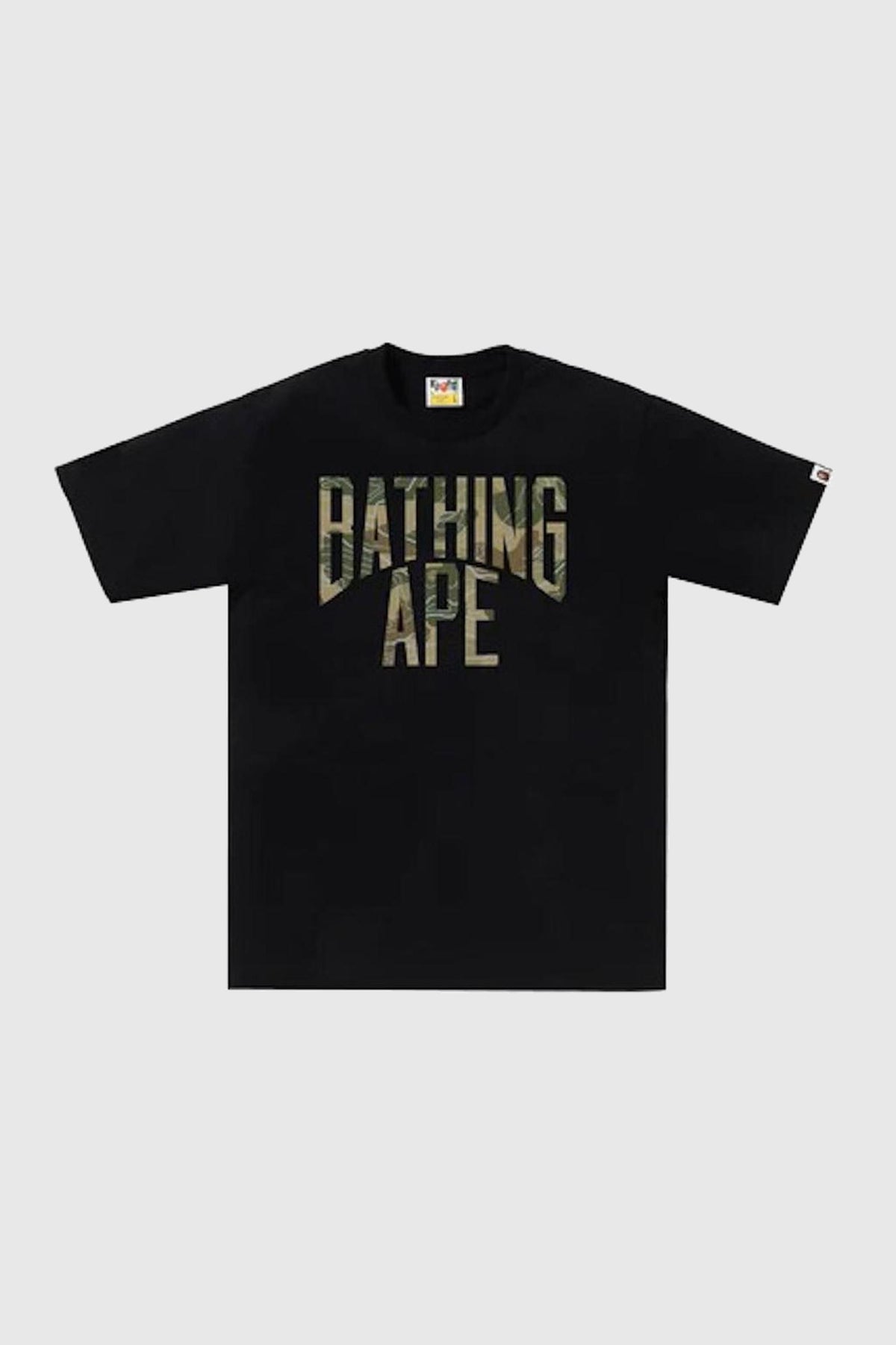 BAPE Layered Line Camo NYC Logo Tee Black/Beige
