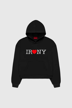 Fugazi Irony Hoodie Black