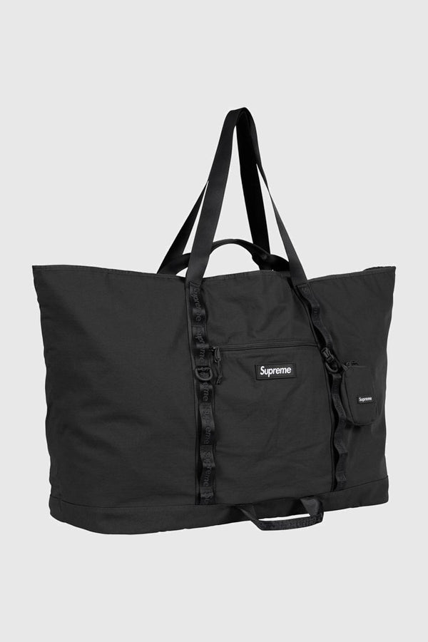 Supreme X-Large Tote Bag + Utility Pouch (SS26) - Black