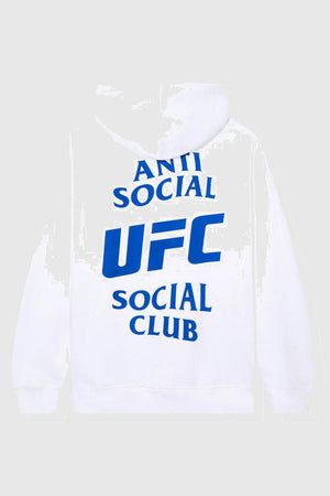 Anti Social Social Club X UFC Self-Titled Hoodie White