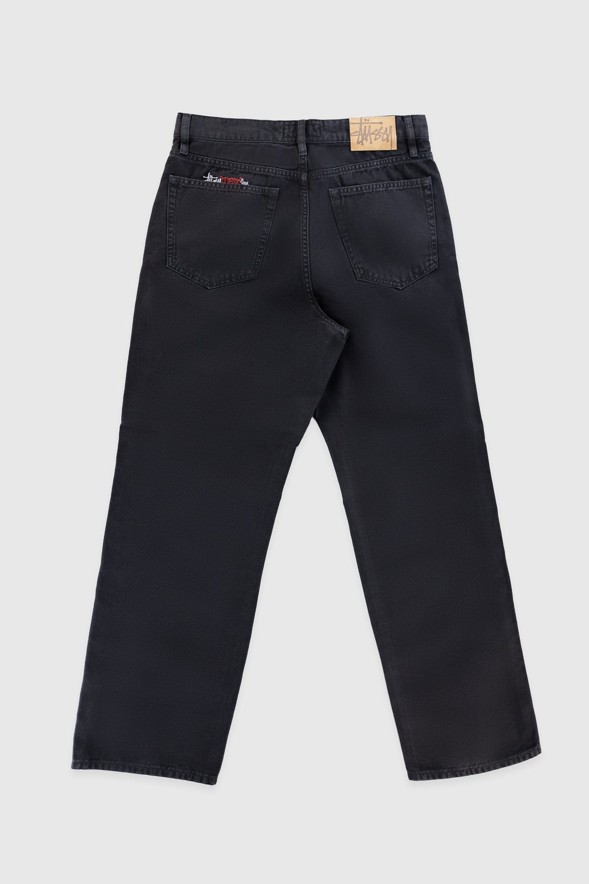Stussy Classic Jeans Washed Canvas - Black