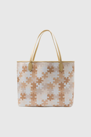 Golf Wang Puzzle Camo Tote Bag - Ivory