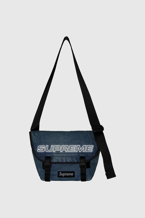 Supreme Supreme Denim Messenger Bag (SS25) - Washed Indigo