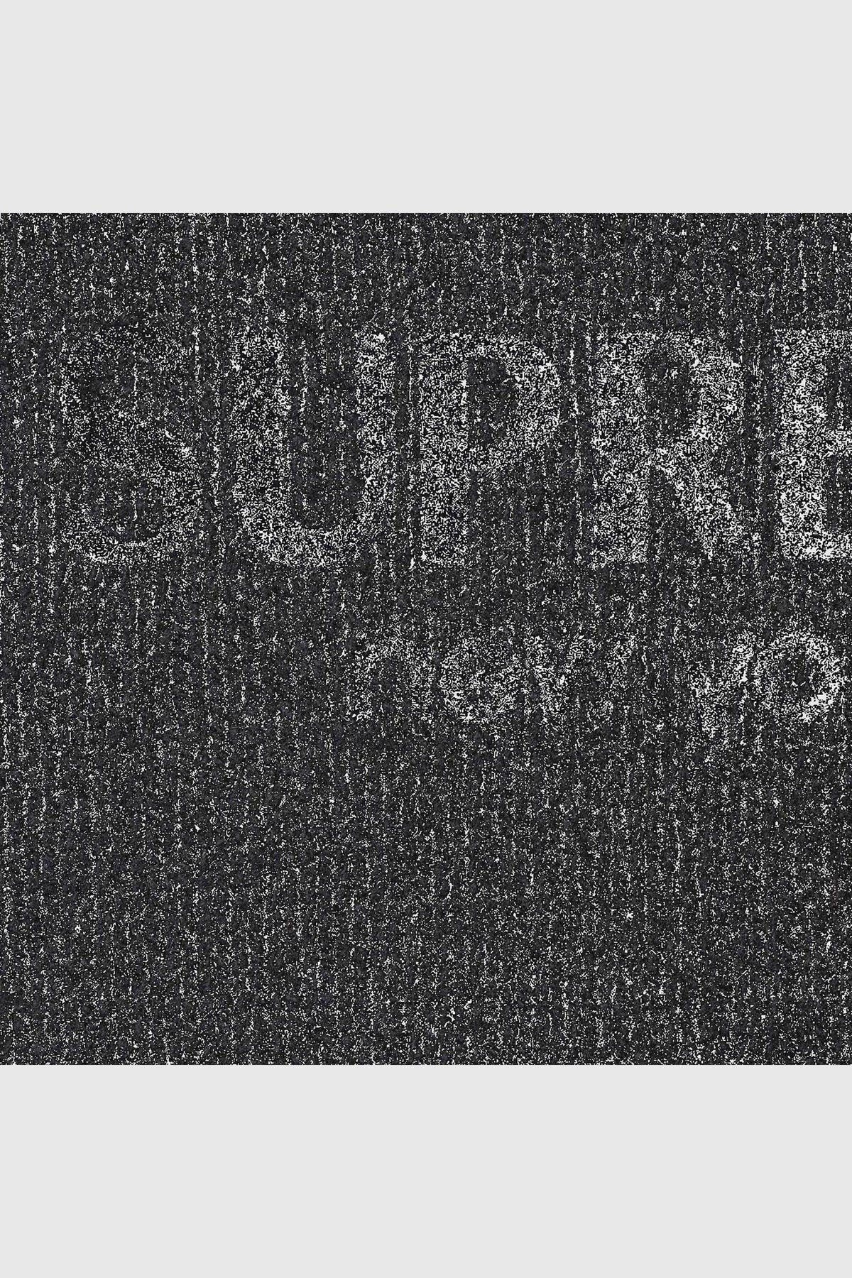 Supreme Flocked Logo Sweater Black