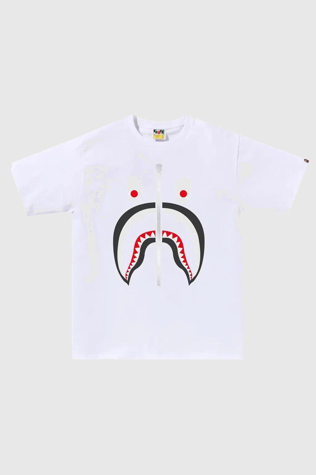 BAPE Mad Shark Tee White