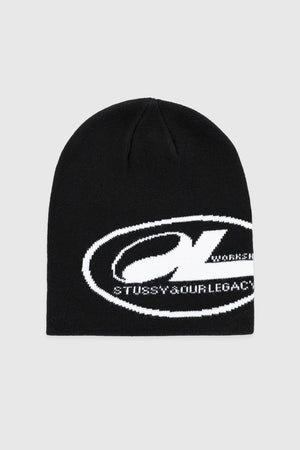 Stussy Our Legacy Work Shop Oval Skullcap - Black