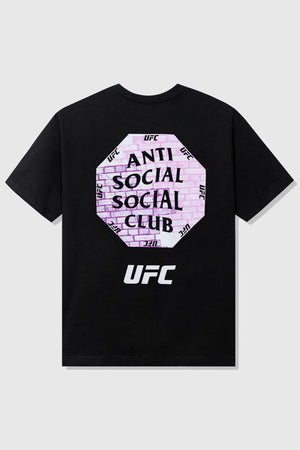 Anti Social Social Club X UFC Conned Tee Black