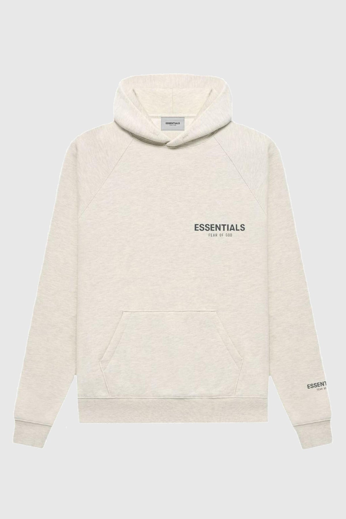Fear of God Essentials Core Collection Pullover Hoodie Light Heather Oatmeal