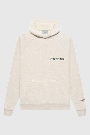 Fear of God Essentials Core Collection Pullover Hoodie Light Heather Oatmeal