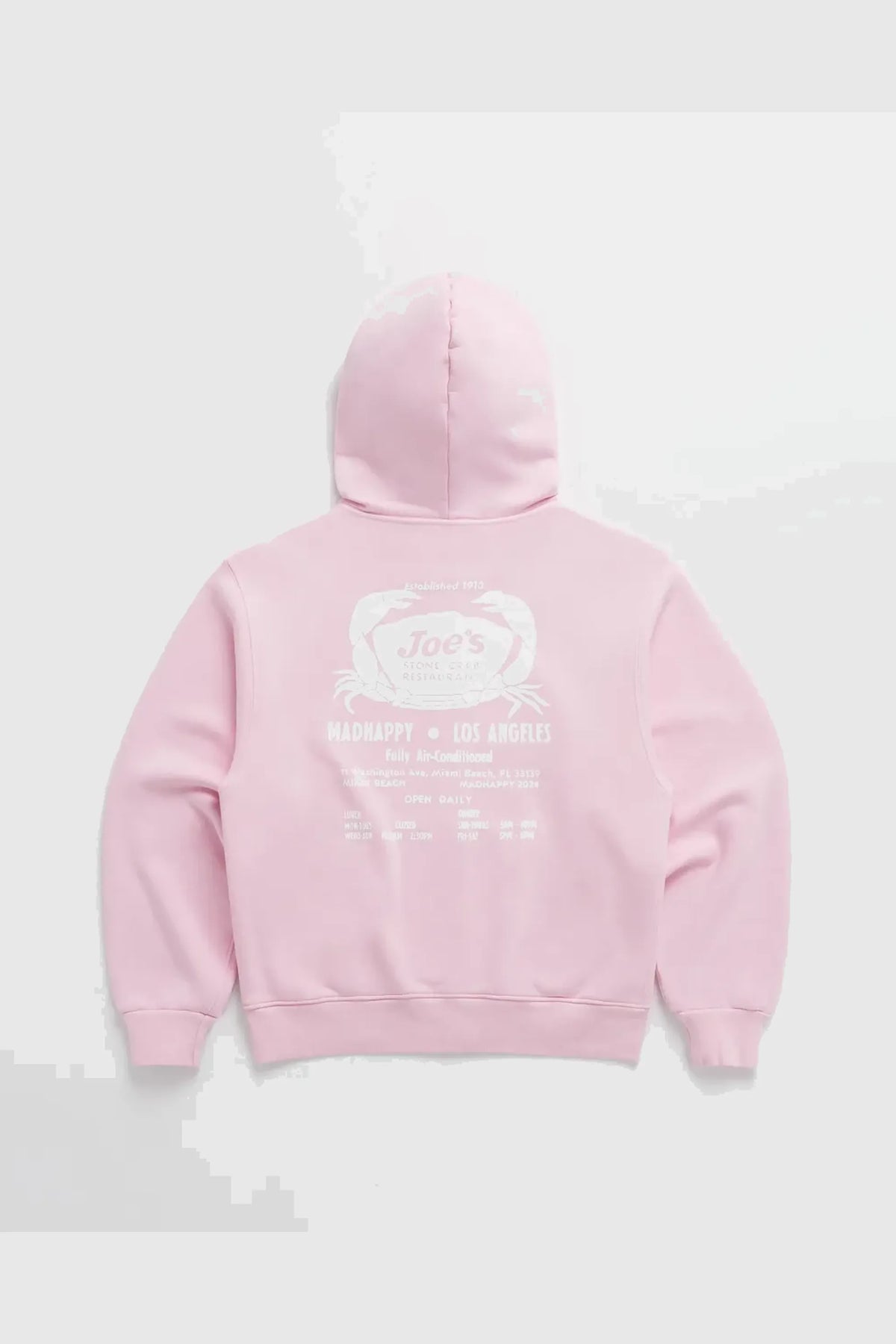 Madhappy Joe's Stone Crab Midweight Zip Up Hoodie Meadowsweet