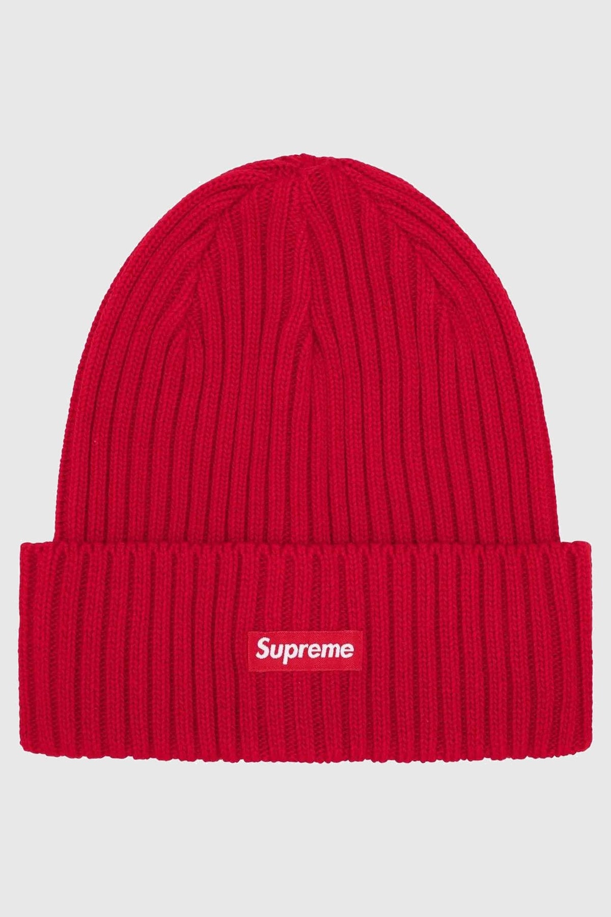 Supreme Overdyed Beanie Red