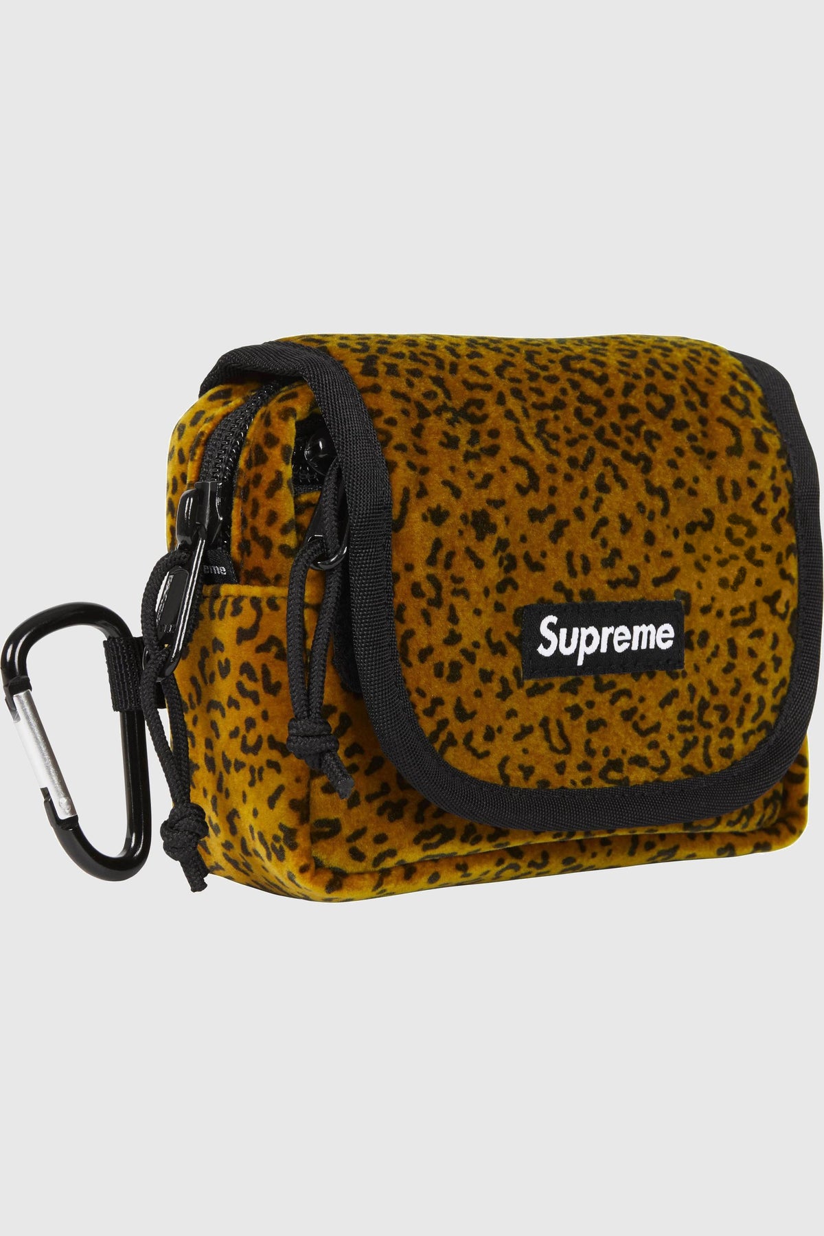 Supreme Supreme Velvet Mini Pouch (SS25) - Tan Leopard