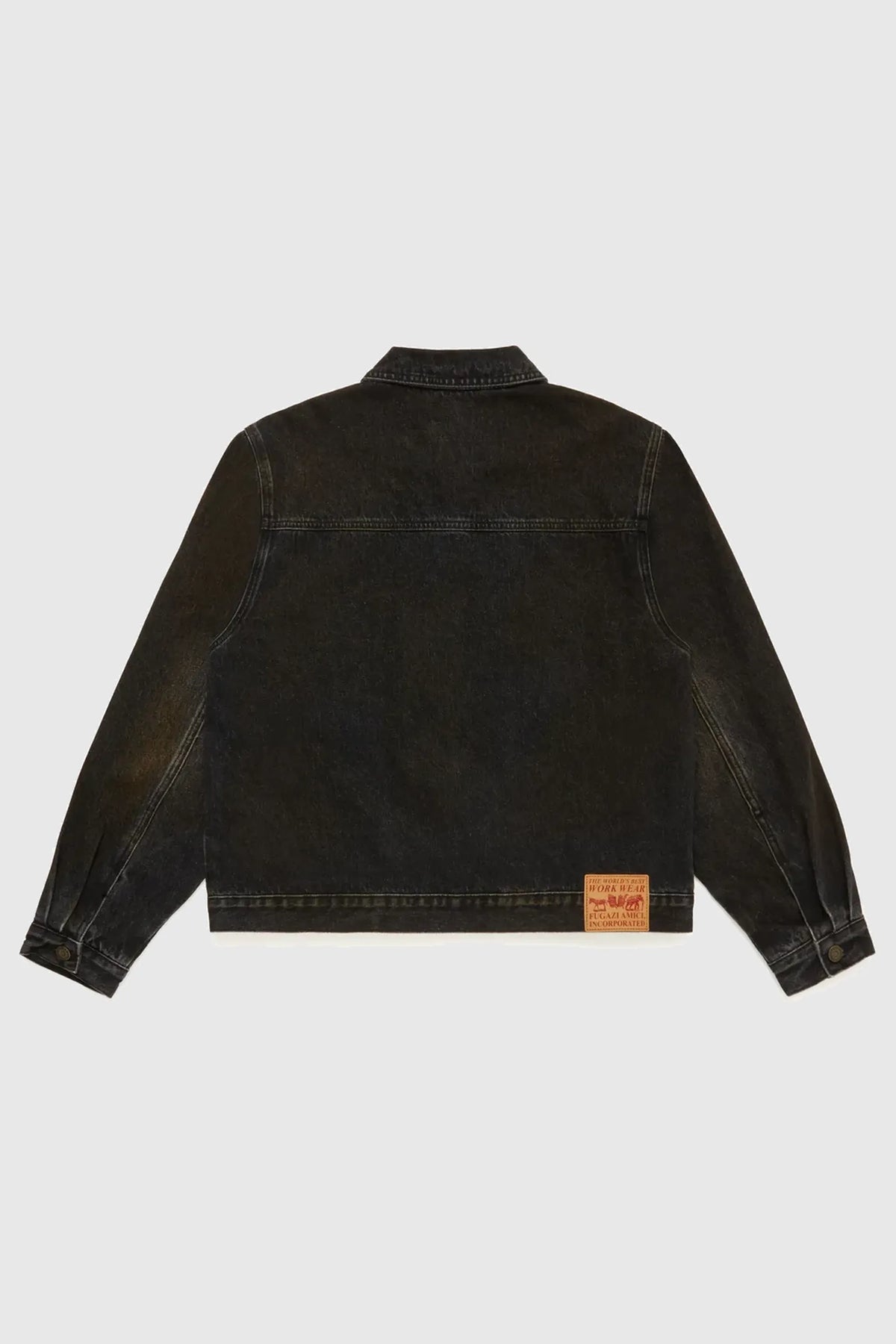 Fugazi Stone Rivet Denim Jacket Washed Black