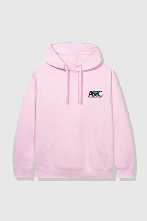 Anti Social Social Club Negative Space Hoodie Pink