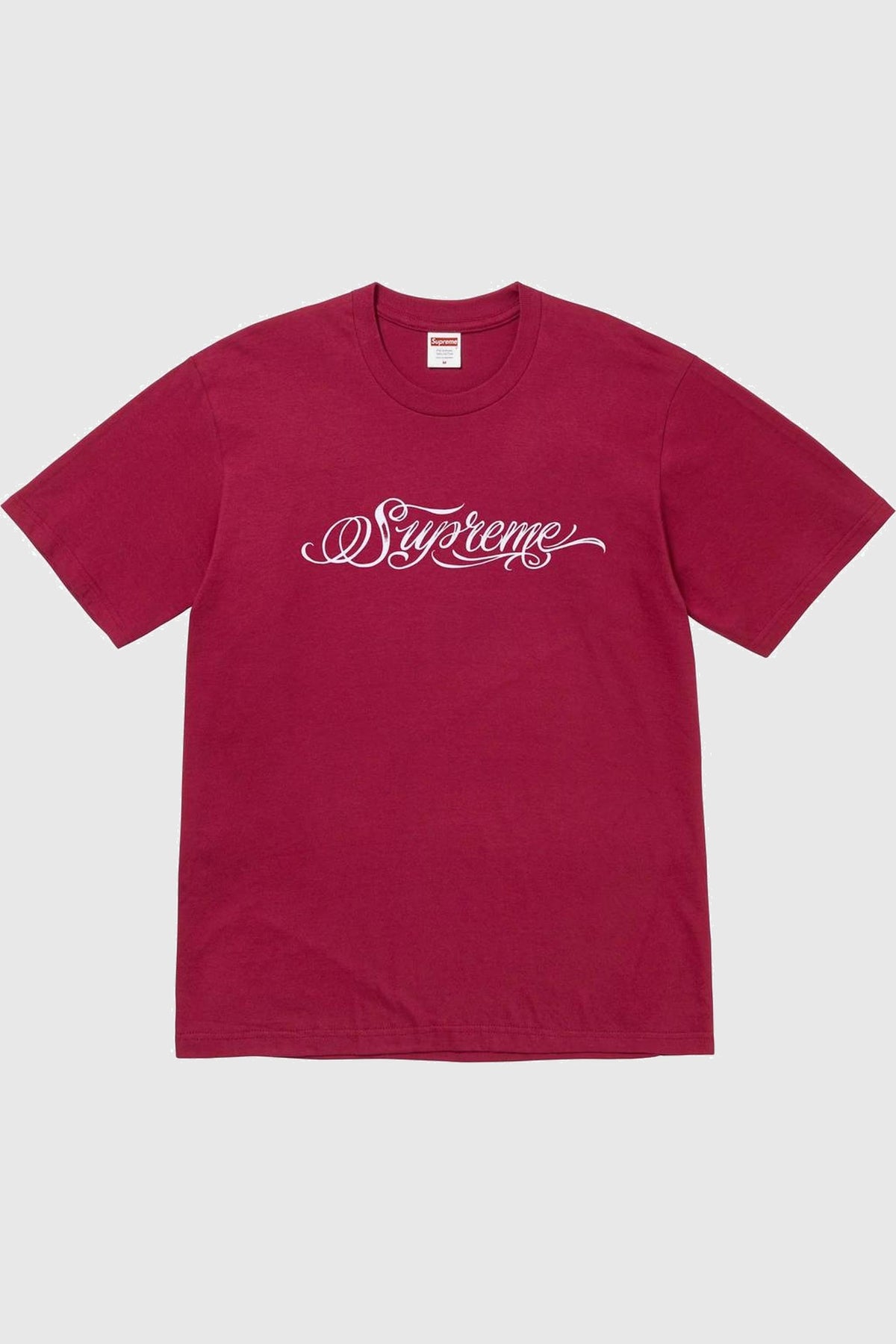 Supreme Script Tee Cardinal