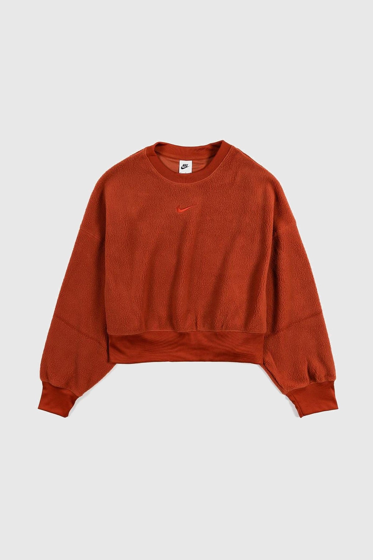 Nike Sportswear Plush Women's Oversized Crew-Neck Mod Crop Sweatshirt