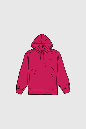 Supreme Small Box Hooded Sweatshirt Fuchsia (SS20) - Default