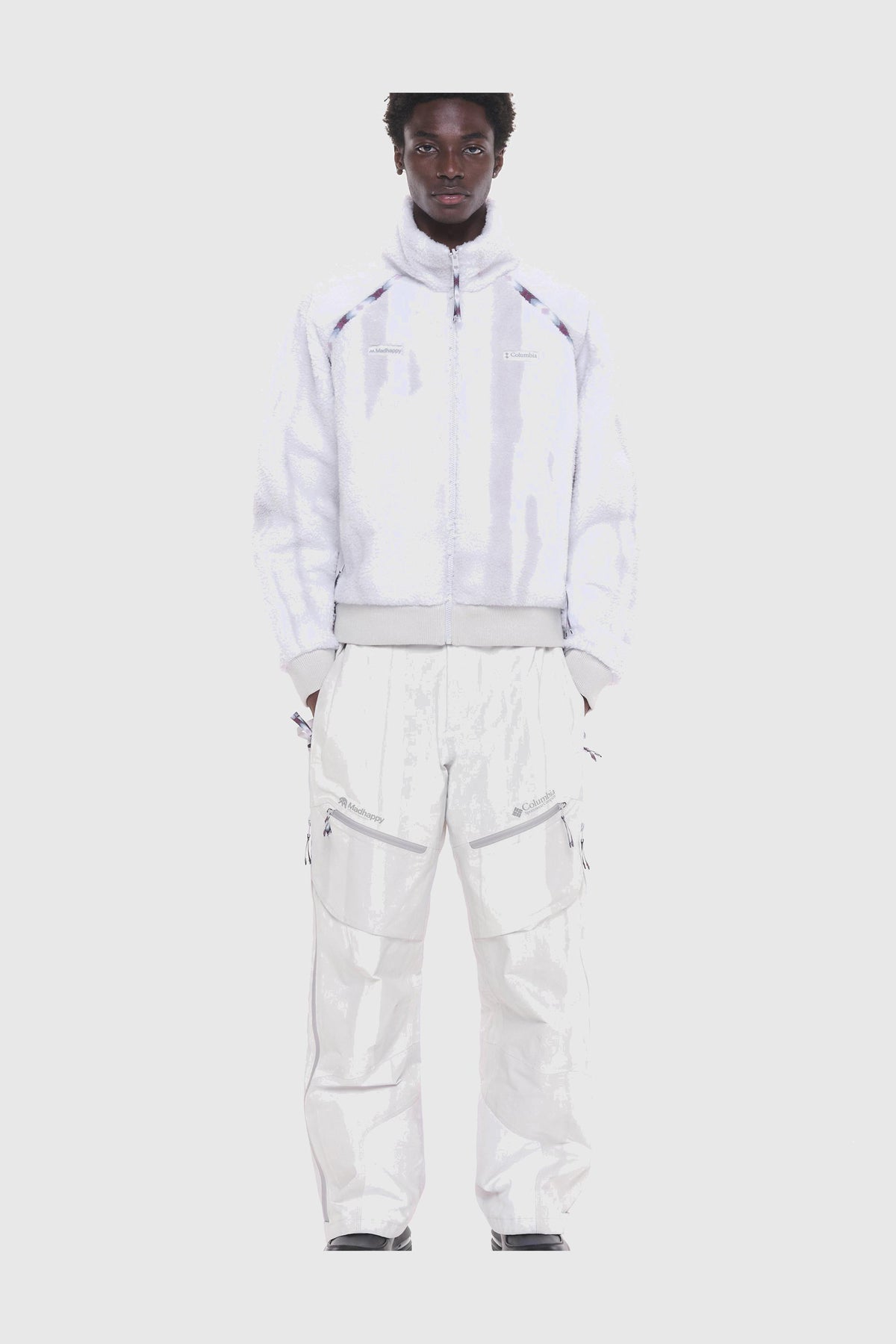 Madhappy Columbia High Pile Fleece Full-Zip - peaceful