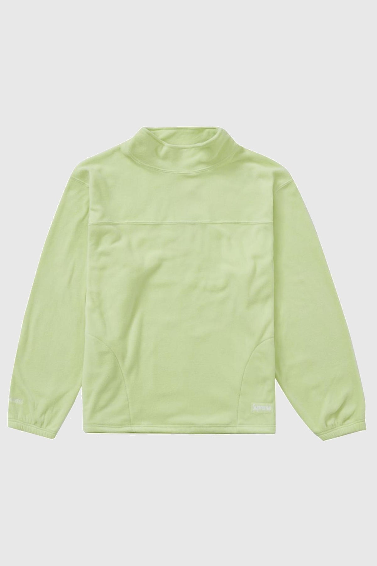 Supreme Polartec Mock Neck Pullover Lime
