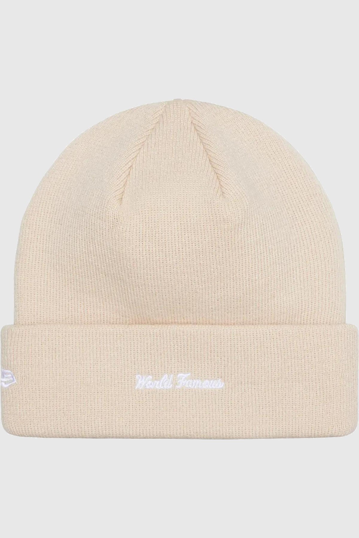 Supreme New Era Box Logo Beanie Stone