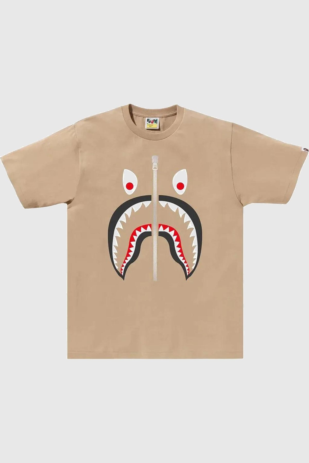 BAPE Mad Shark Tee Tan