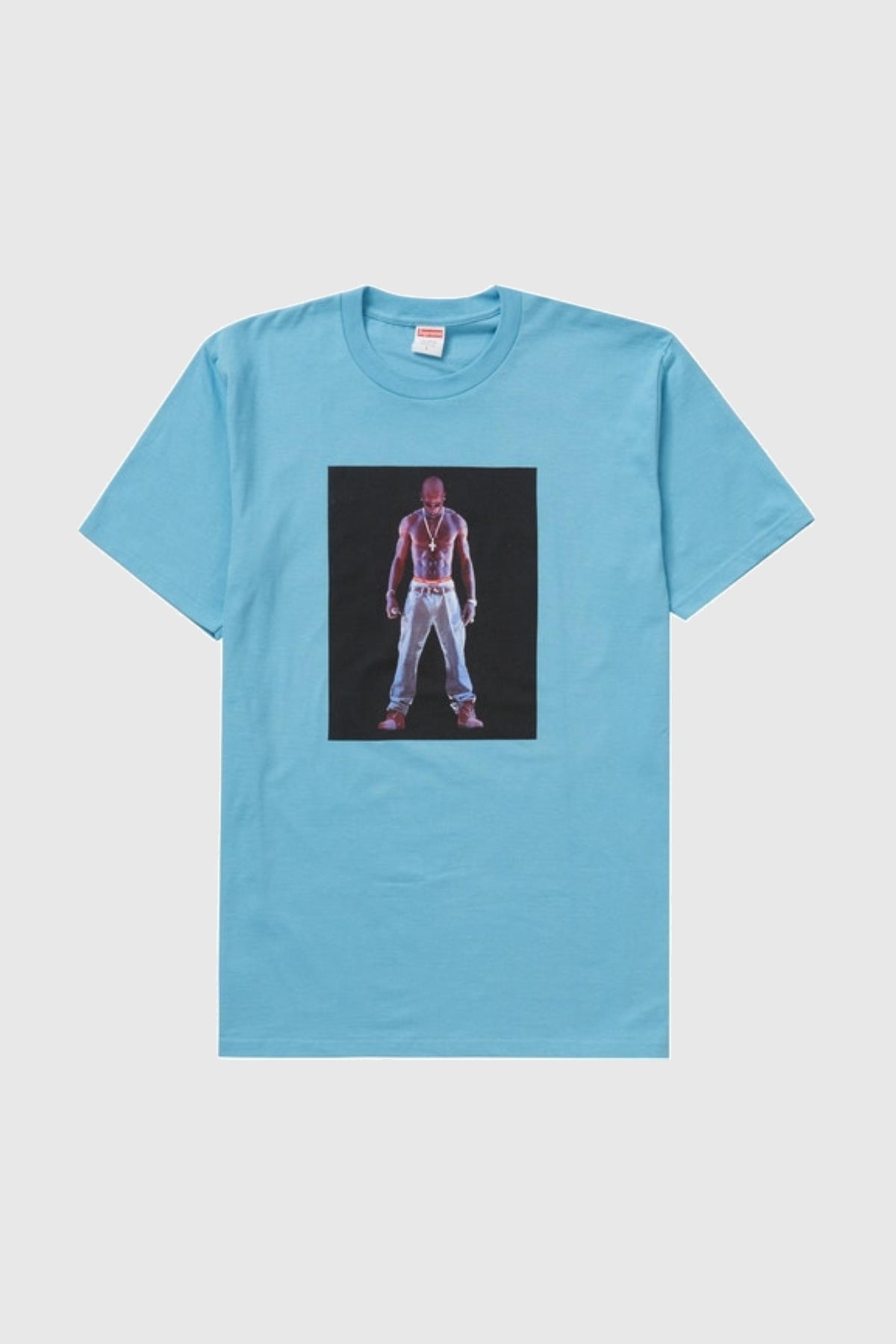 Supreme Tupac Hologram Tee Light Slate