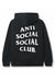 Anti Social Social Club Mind Games Hoodie Black