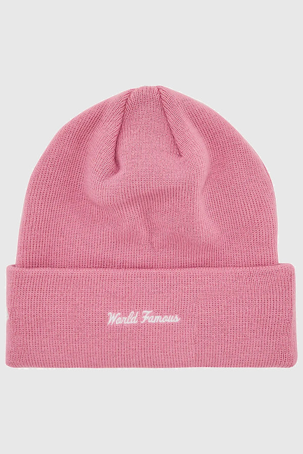 Supreme New Era Box Logo Beanie - Dusty Pink