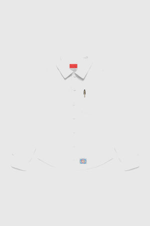 Fugazi White Collar Work Jacket White