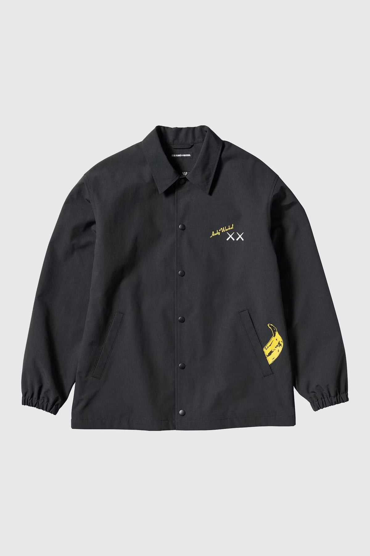 KAWS x Uniqlo Warhol Coach Jacket Black