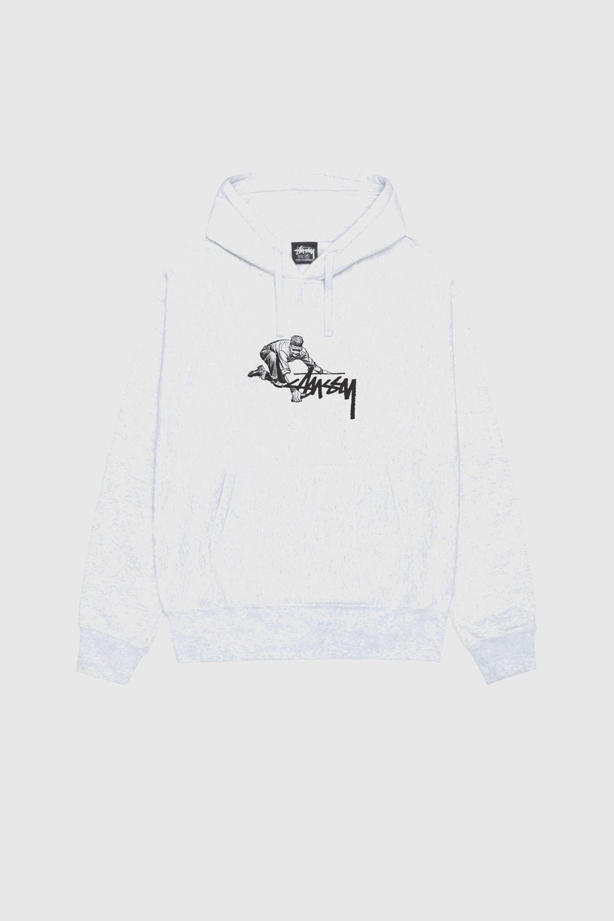 Stussy Worker Hoodie - Ash Heather