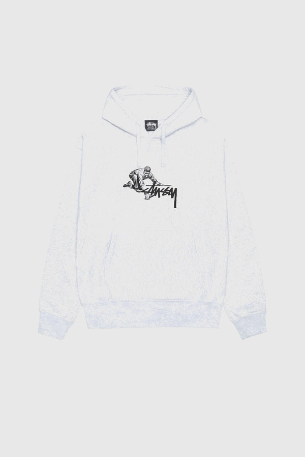 Stussy Worker Hoodie - Ash Heather