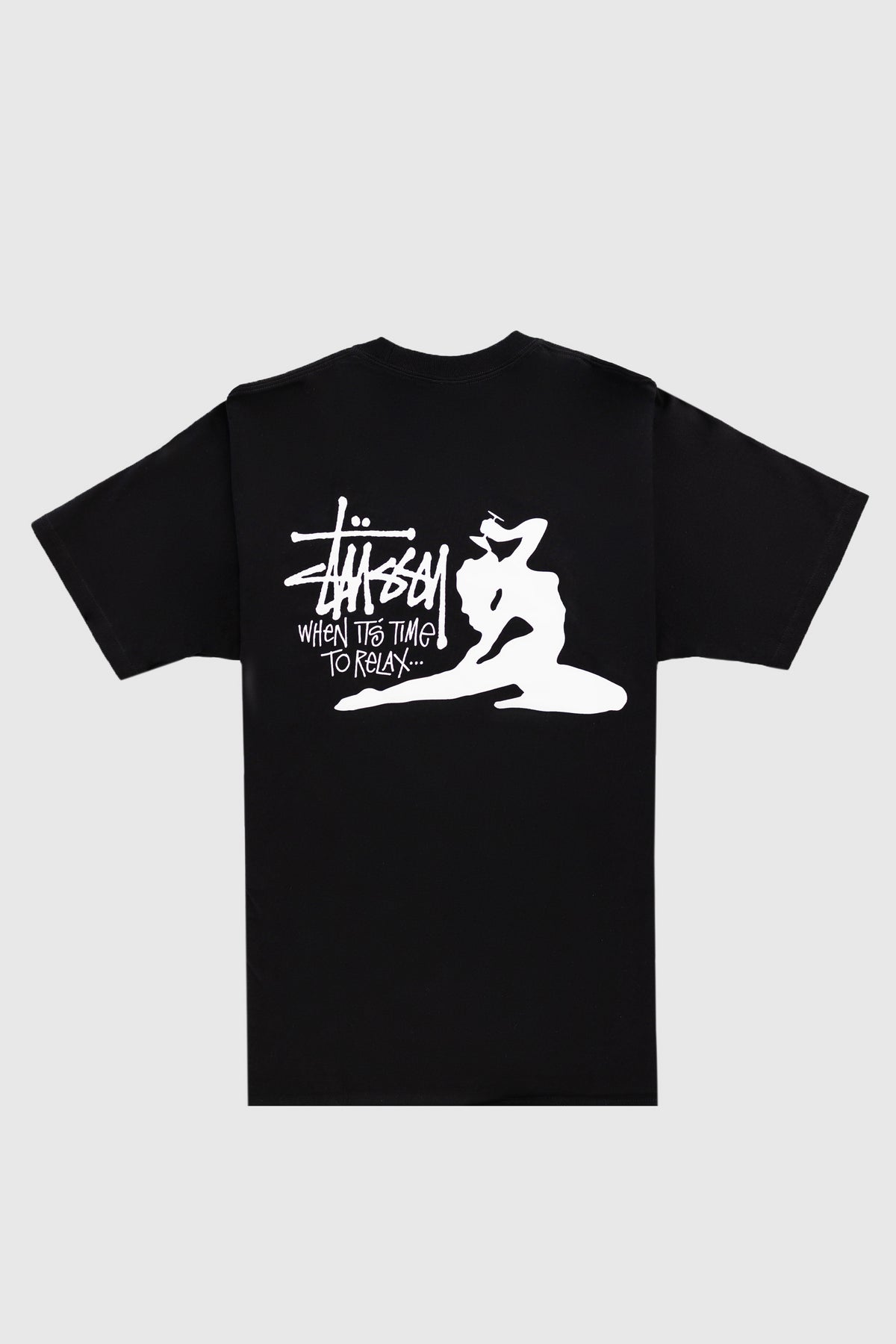 Stussy Relax Tee Sc - Black
