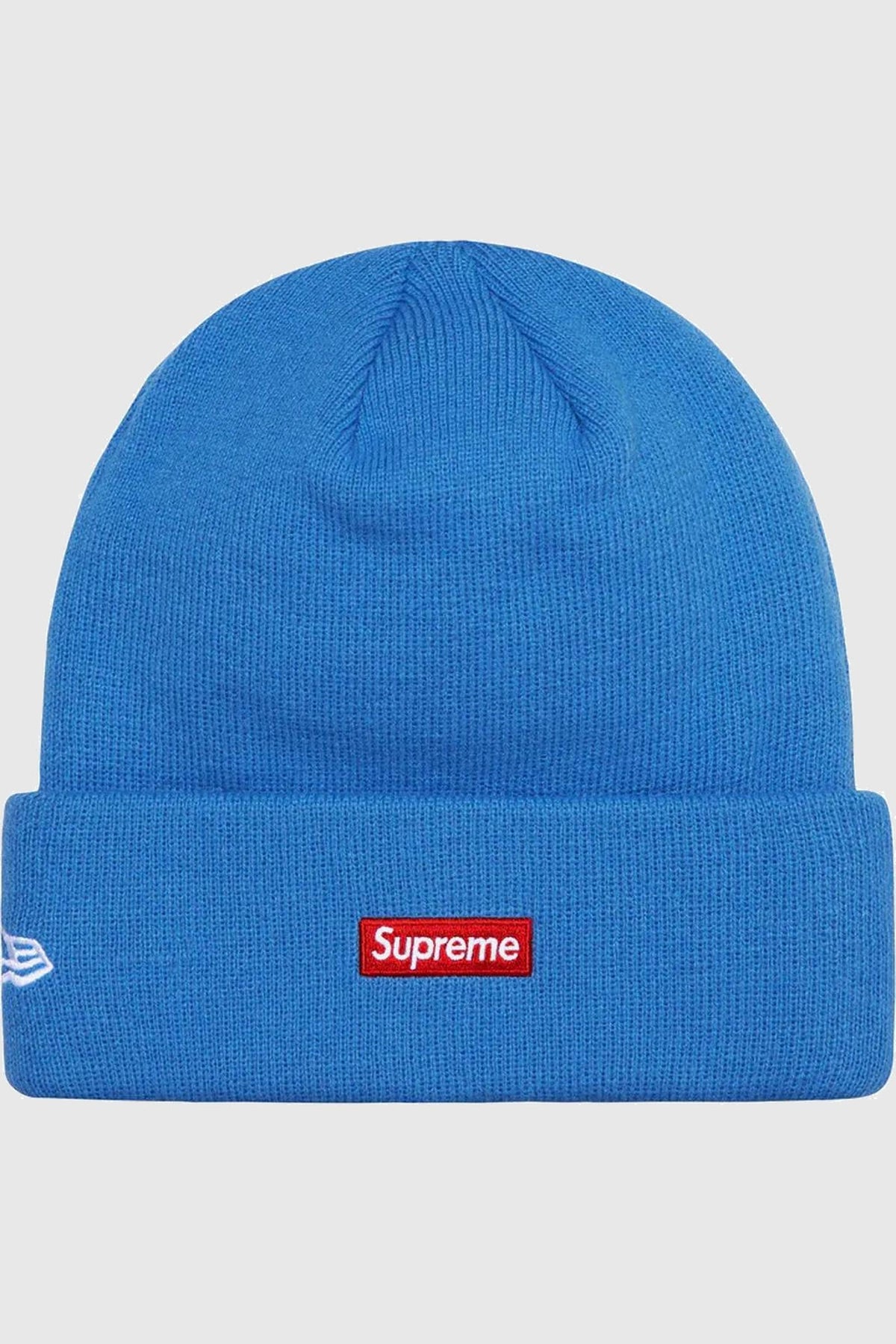 Supreme New Era S Logo Beanie Blue