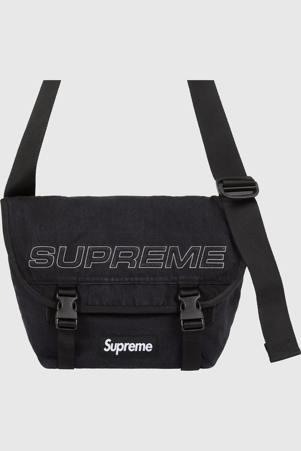 Supreme Supreme Denim Messenger Bag (SS25) - Black