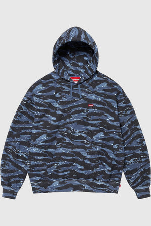 Supreme Small Box Hooded Sweatshirt Blue Tiger Camo