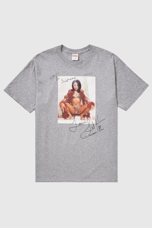 Supreme Lil Kim Tee Heather Grey