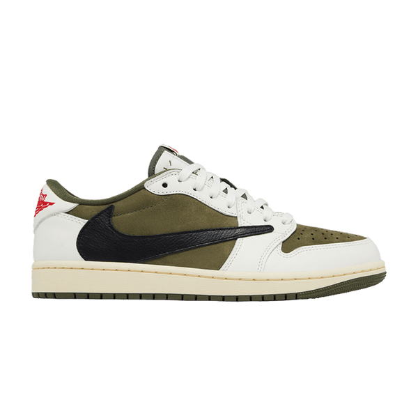 TRAVIS SCOTT X AIR JORDAN 1 LOW OG SP 'REVERSE OLIVE / MEDIUM OLIVE' - DM7866-200