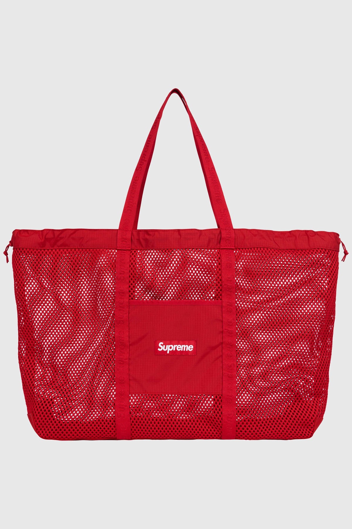 Supreme Mesh Tote Bag (SS25) - Red