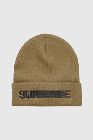 Supreme Motion Logo Beanie (SS23) Taupe