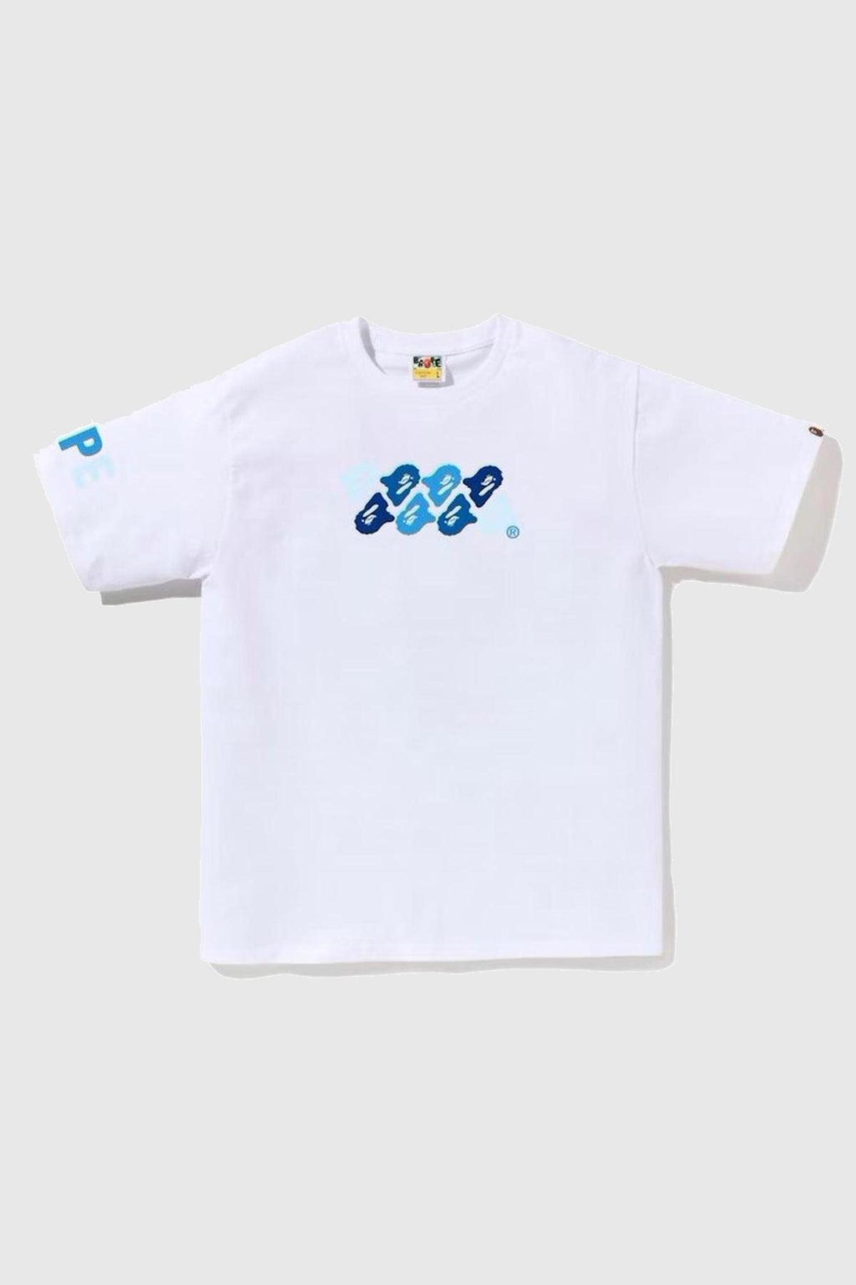 BAPE ABC Camo Tee White/Blue