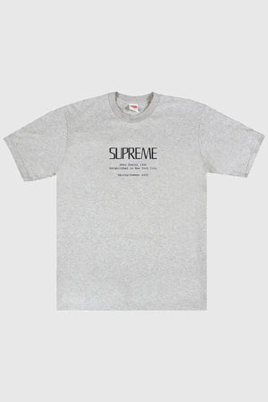 Supreme Anno Domini Tee Heather Grey