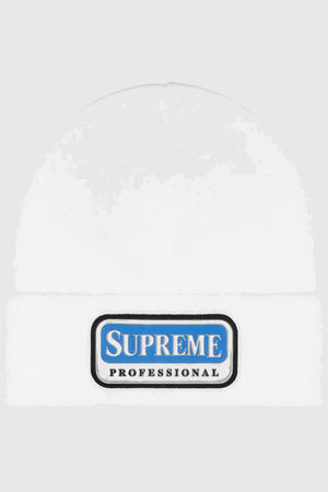 Supreme Professional Beanie White