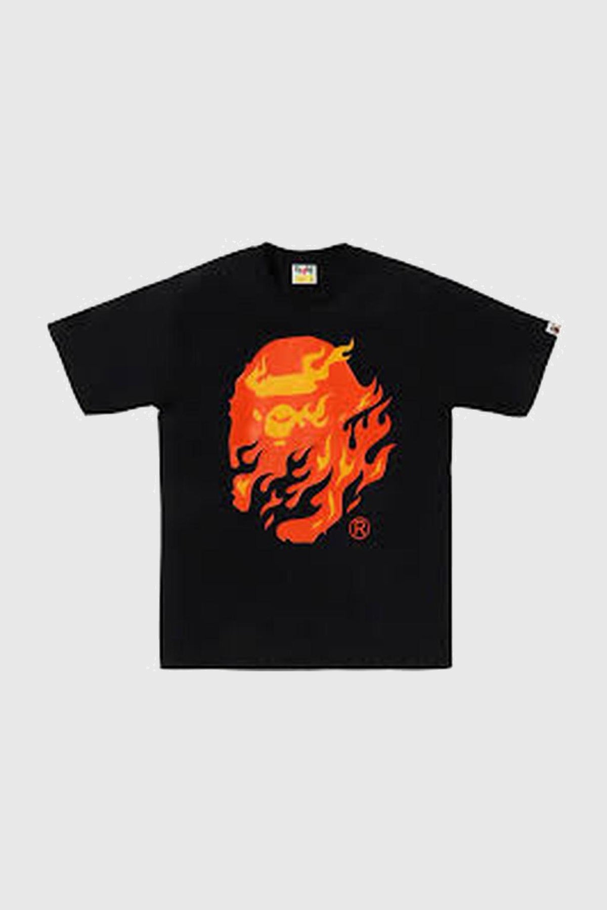 BAPE Flame Ape Head Tee Black/Red