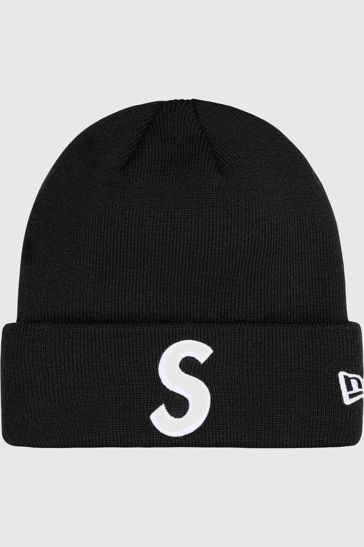 Supreme New Era S Logo Beanie Black