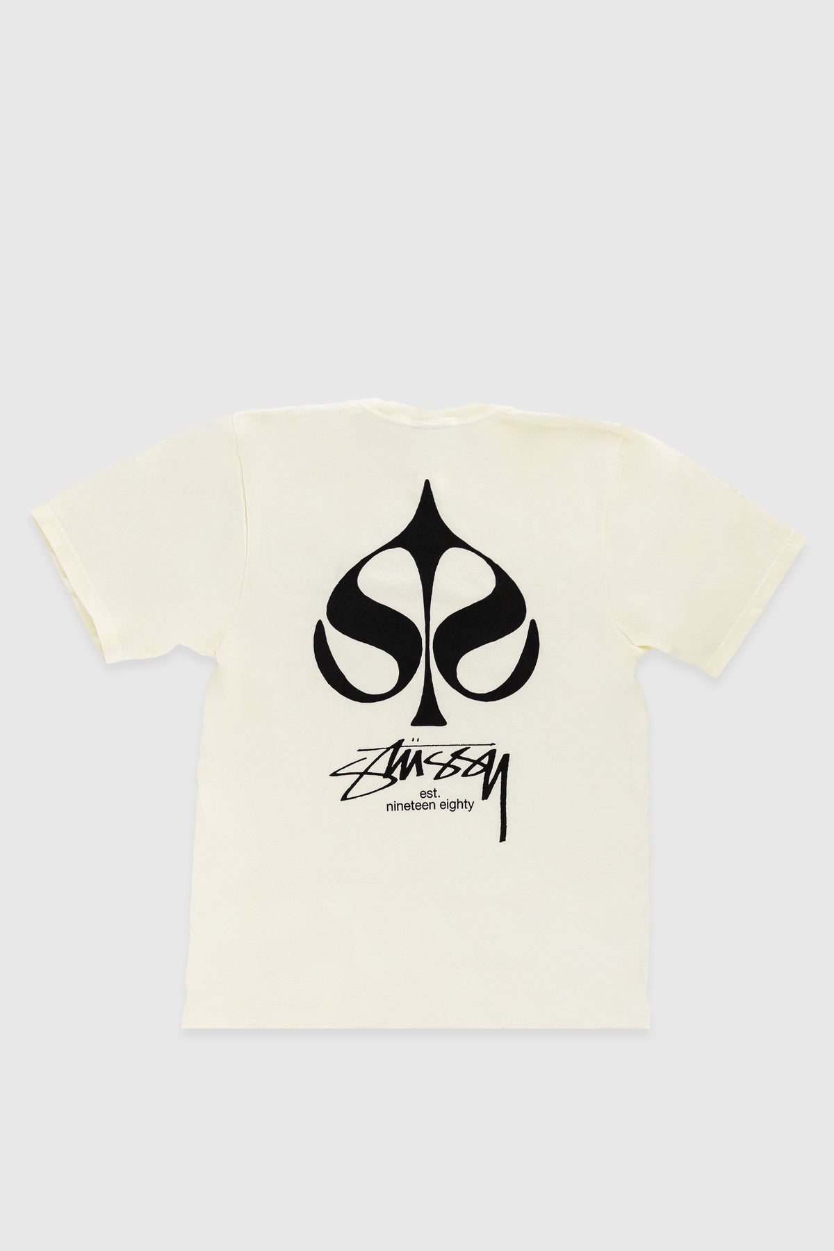 Stussy Spade Tee Pigment Dyed - Natural