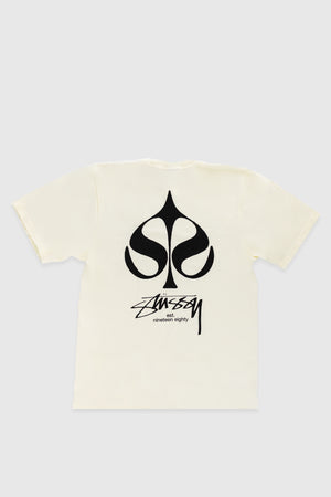 Stussy Spade Tee Pigment Dyed - Natural