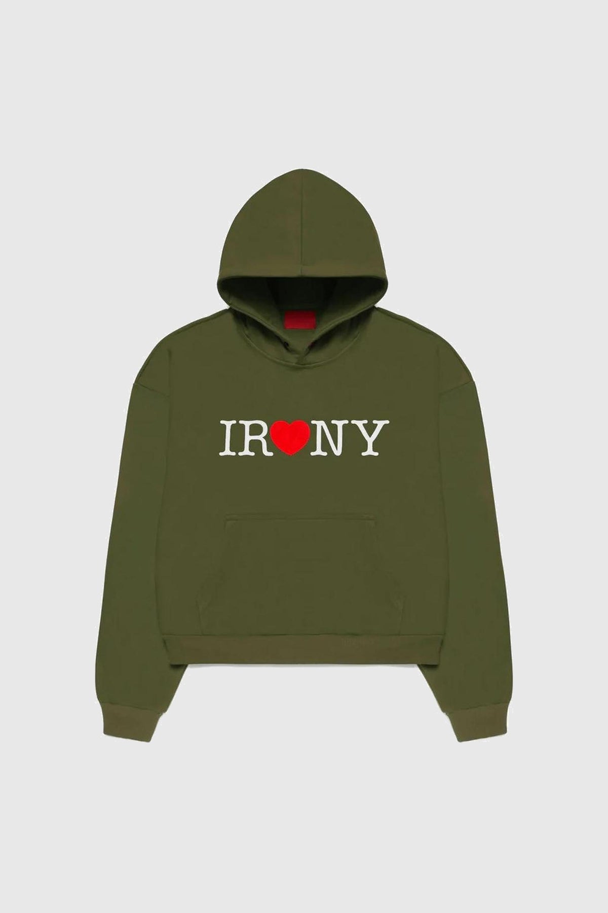 Fugazi Irony Hoodie Green