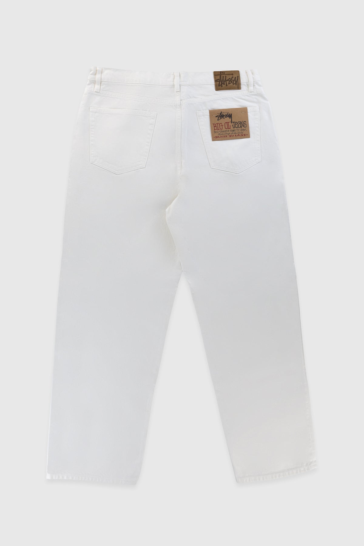 Stussy Over Dyed Big Ol Jean - Bone