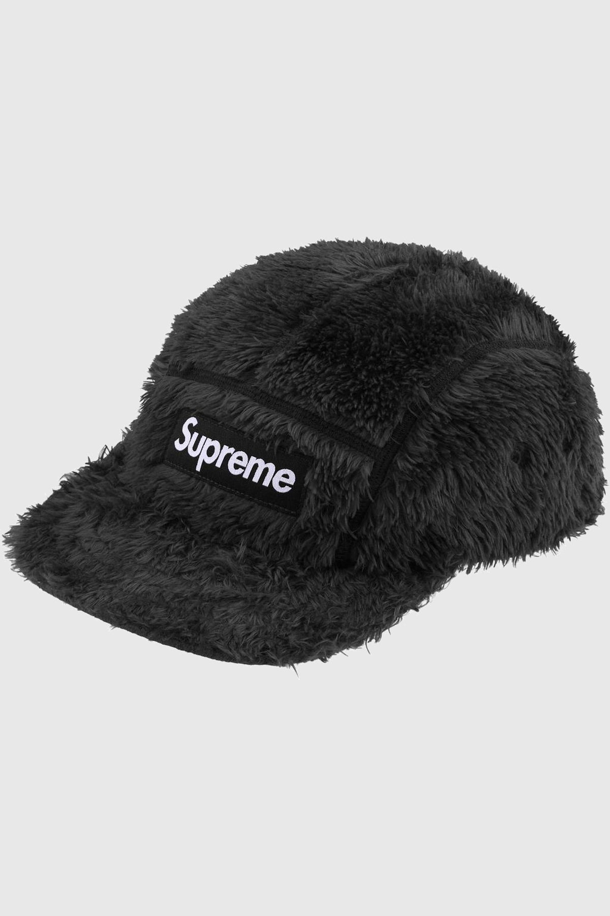 Supreme Fuzzy Camp Cap Black